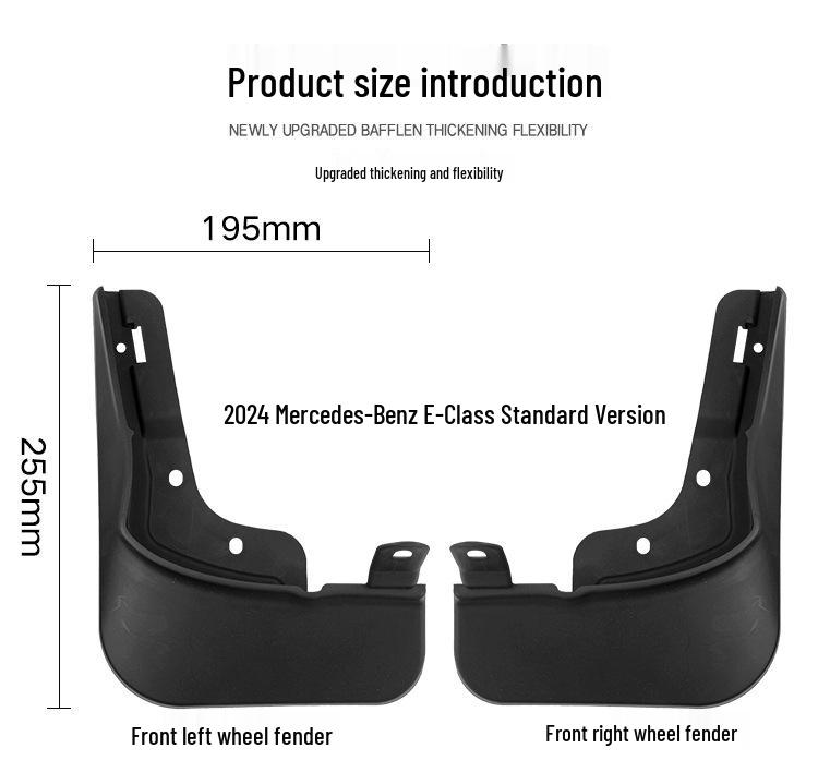 Mercedes-Benz E-Klasse Weichgummi-Reifen Schmutzfänger Klappe