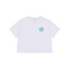 Jambangi Women'S) Cropped Short Sleeve T-Shirt With Embroidery Details
