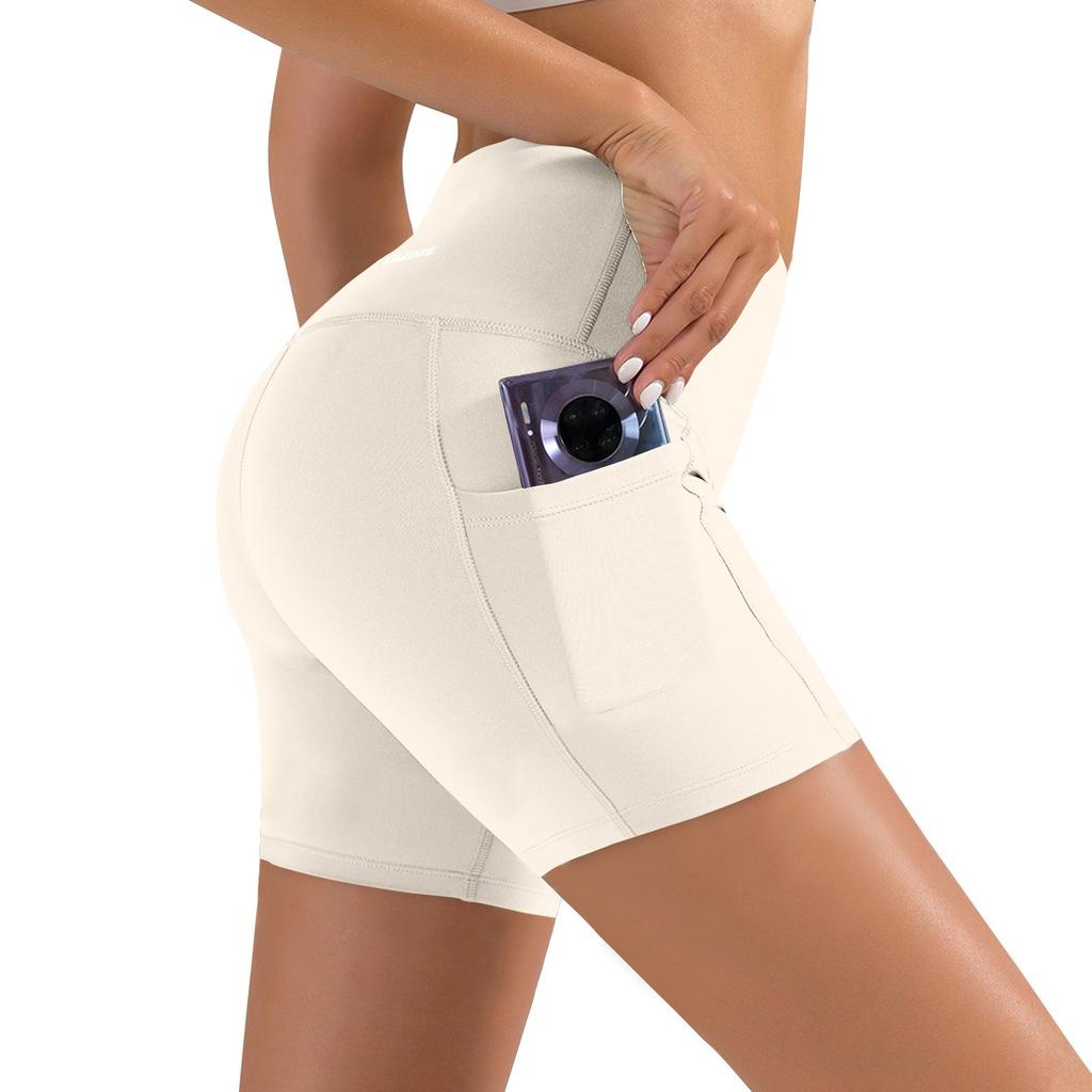 Women's Thin High Waisted Abdominal Tightening Double Layered Yoga Pants