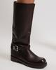 Demi-season Boots Berkonty 5292100 37 Burgundy Leather