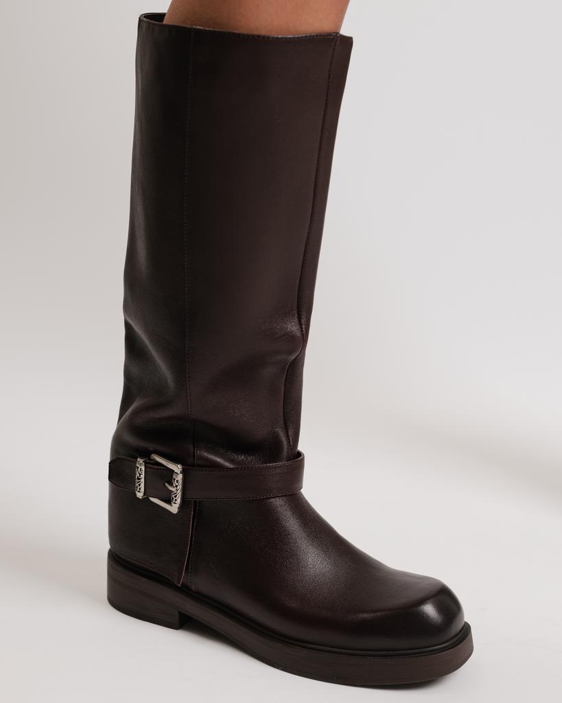 Demi-season Boots Berkonty 5292100 37 Burgundy Leather