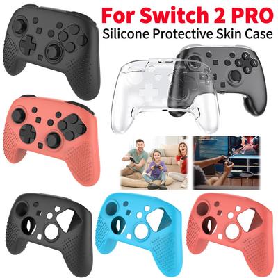 Silicone Protective Skin Case For Nintendo Switch 2 Pro Controller Protection Cover Gaming Grip Controller Protective Case