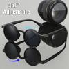 Round Frame 360° Rotating Adjustable Polarized Sunglasses Outdoor Uv400 Shades Eyewear Classic Popular Men Protective Glasses