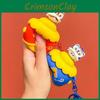Whimsical Lion Dance Drum Silicone Keychain Playful Cute Accessory For Everyday Use