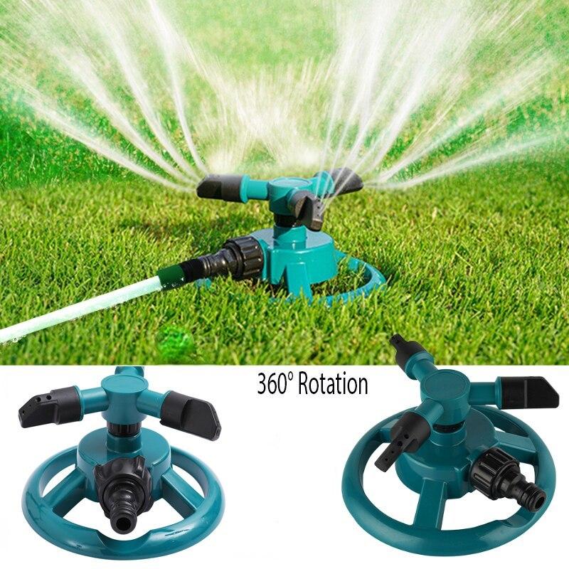 

Sprinkler Nozzle 360 Degree Automatic Rotating Water Spray Garden Lawn Automatic Sprinkler Garden Watering Irrigation Supplies 1pc зелений