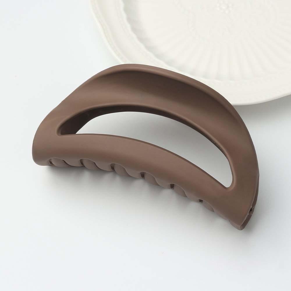 Safe Elastic Plastic Hair Claw Creative Solid Color Shark Clip Fashion Silicone Shark Clip  Daily