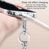 Metal Phone Lanyard Crossbody Chain With 360 Degree Rotating Clip And 120cm Adjustable Strap For Handsfree Carrying