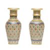 Designer Decorative Marble Flower Vase | Round Shape Beautiful Meenakari Work Showpiece Vases for Home Decoration