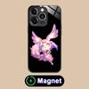 HSR Mem Glass MagSafe Mobile Phone Case for iPhone 17 16 15 14 13 12 11 Air Pro Max Plus Mini Colorful Cover