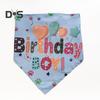 Dog Birthday Costume Accessory Pet Hat Bandana Numbers Set Puppy Dress Up Triangle Scarf Outfit for Small Medium Large Dogs