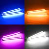 2pcs Ultra Thin Bright LED Car COB Daytime Running Lights Waterproof Night Lighting Decorative Ambient Lamp Bar 12V Universal Dome Lights 6