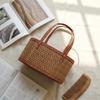 Handwoven Picnic Basket Portable Handles Woven Storage Basket New Bamboo Basket  Market Shopping
