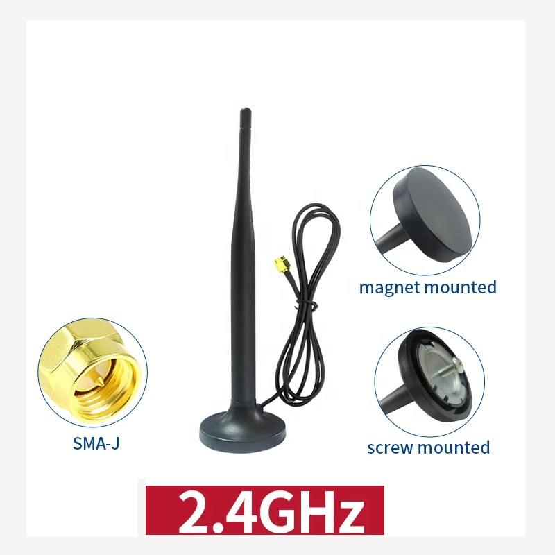 WiFi Antenna 2.4GHz for Internet Communication Mounted Magnet Aerial Router 3 meters