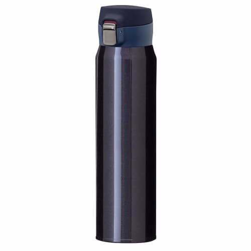 Atlas AREW-800NV 800ml Water Bottle, Insulated, Cold, and Hot, Ultra-Lightweight, with a Disassembly Cap, One-Touch Design, Japan's Lightest, Compatib