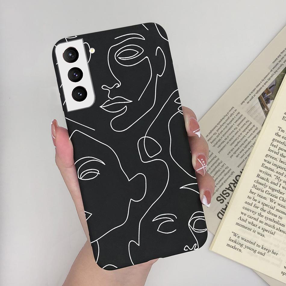 For Samsung Galaxy S21 Plus Ultra FE 5G Case Cute Painted Silicone Soft Protective Phone Cover for SamsungS21 S 21 FE Plus Ultra