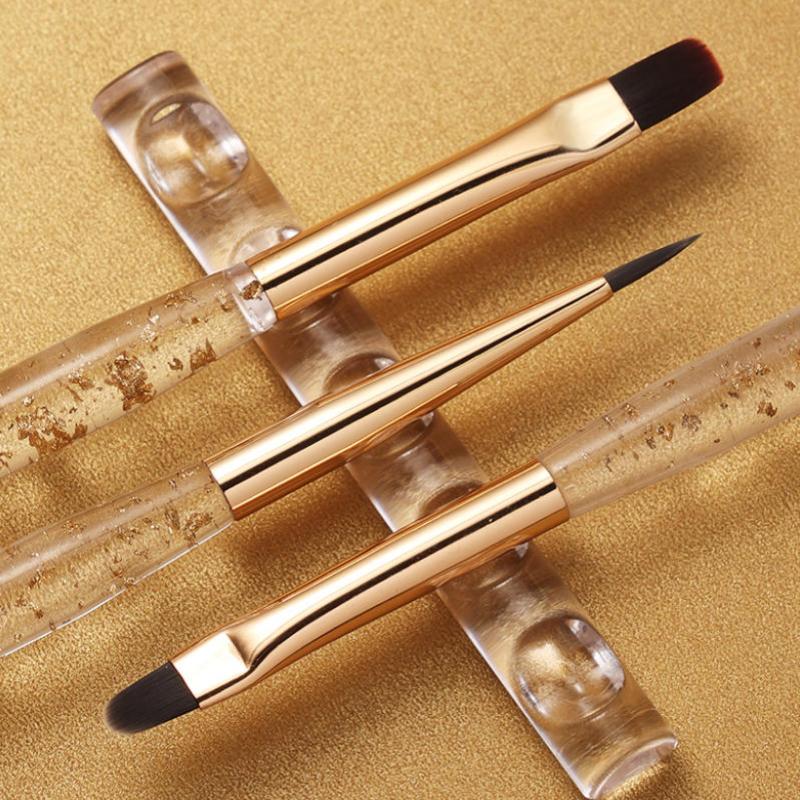 1Pcs Nail Brush Set Detail Work Pens Stylish Acrylic Handles Gel Nail Art Fine Line Painting Professional Home Use Manicure Tool
