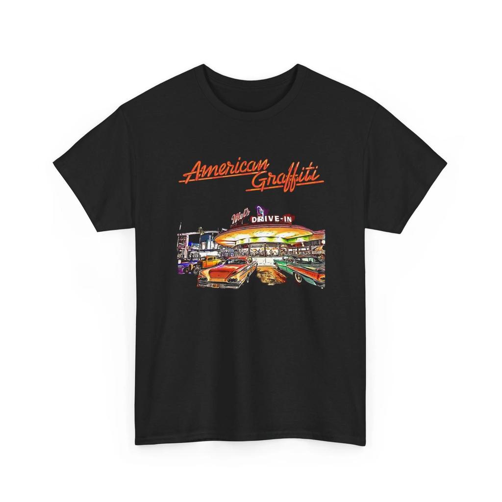 American Graffiti Printed T Shirt 1973 Movie Classic Pop Culture Collectible