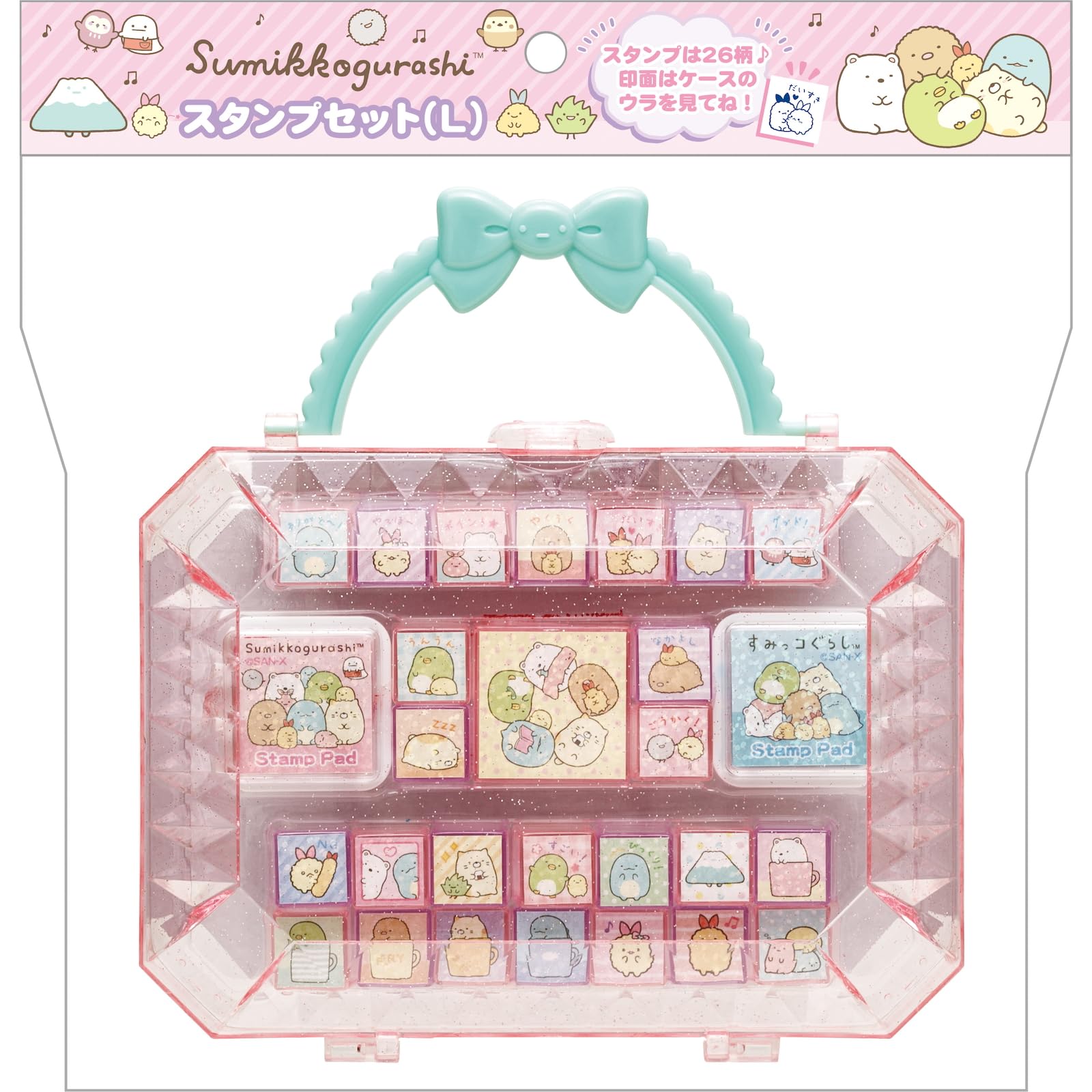 

Набор штампов Sumikko Gurashi Розовый FT75202 В165 x Ш160 x Г45мм San-X (L)