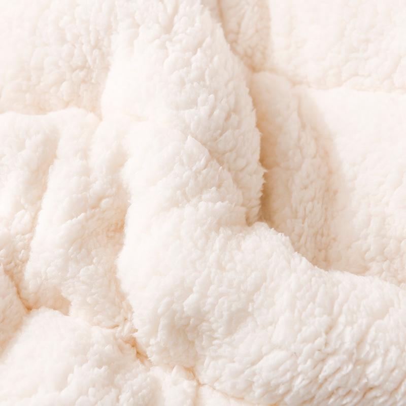 Zimní zateplená deka Třívrstvá laminovaná bavlněná kompozitní deka Zesílená Single Double Pohovka Povlak Deka Deka z jehněčí vlny