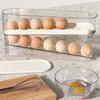 2Pcs Plastic Auto Rolling Egg Organizer Anti-fall Rolling Egg Dispenser  for Home