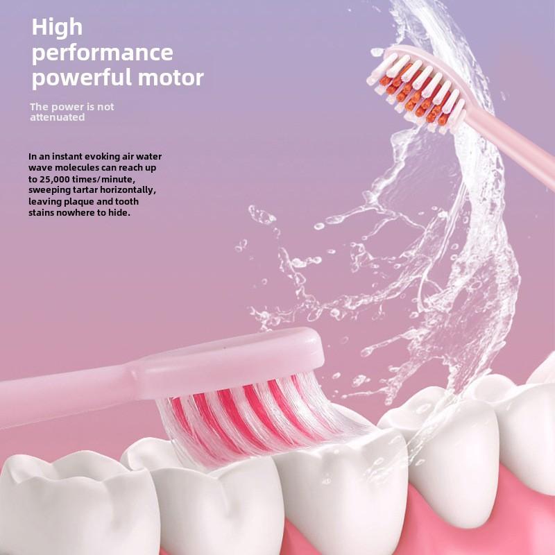 „Periuță de dinți electrică sonică inteligentă pentru cupluri - încărcare transfrontalieră, peri moi, curățare automată.”