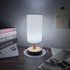 Modern Simple Solid Wood Base Atmosphere Lamp Bedroom Eye Protection Night Light Dormitory Bedside Lamp Led Tricolor Decorative