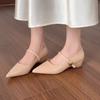 Fashion Elegant Women Pointed Toe Heeled Shoes Sexy Party Sandals New Summer Designer 2025 Dress Brand Woman Shoes Zapatillas De Mujer