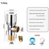 Yuneng Brass 4-Point Angle Stop Valve