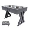 Elevated Dog Bowls Prevent Slip 3 Heights Adjustable Raised Dog Bowl with 2 Stainless Steel Dog