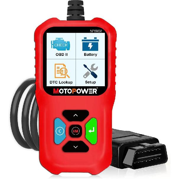 MOTOPOWER MP69038 Car OBD2 Scanner Code Reader Engine Fault Code Reader Scanner CAN Diagnostic Scan Tool - Elite Edition