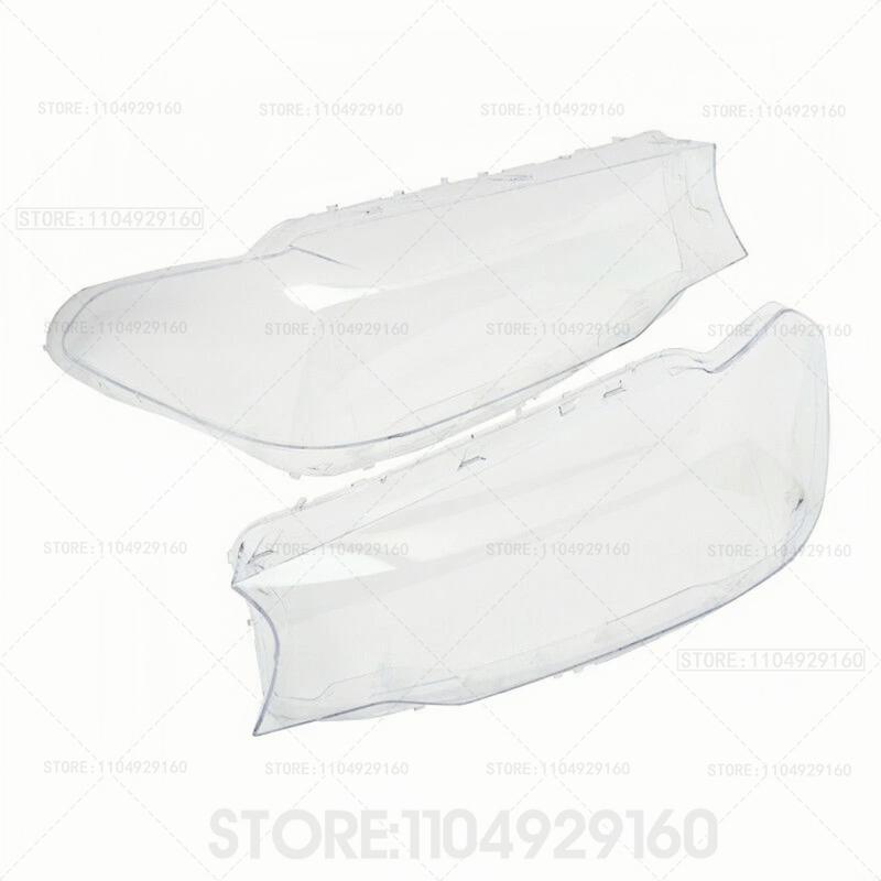 Car Glass HeadLamp Lens Caps Lampshade Shell For BMW 5 Series G30 G38 2018 2019 2020 Headlight Cover Automobiles Accessories