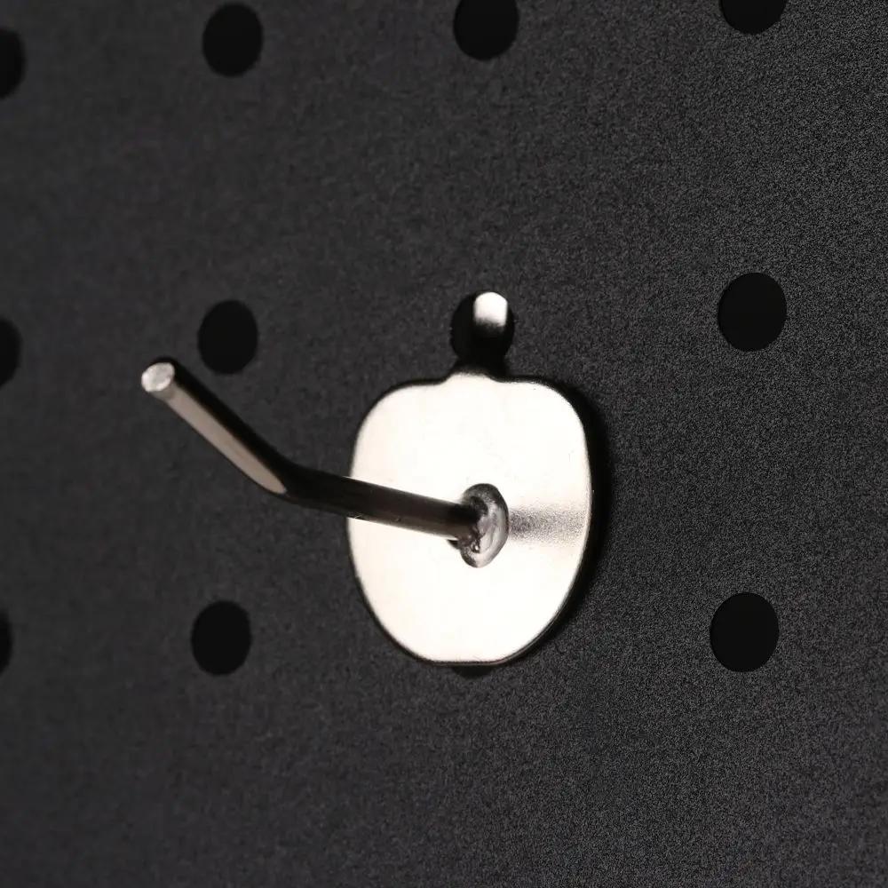 5Pcs Durable Convenient Perforated Panel Holder Retail Shop Peg Goods Shelf Storage Racks Display Hooks