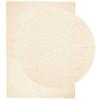 VidaXL Soft and Washable Short Pile Rug Cream 200x280 Cm 375043