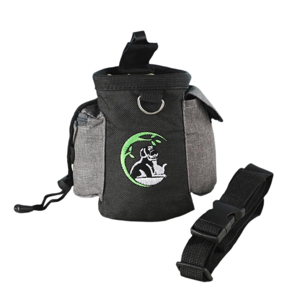 

Stain-resistant Dog Training Treat Pouch Wear-resistant Dog Food Bag Dog Snack Pocket Dog Trainer чорний