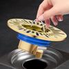 Deodorization Shower Floor Drain Insectproof Toilet Sewer Drain All-copper Floor Drain  Toilet