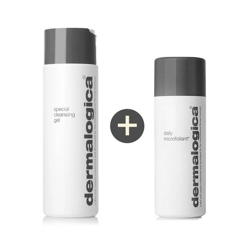 Dermalogica Special Cleansing Gel 250ml + Microfoliant 74g Set