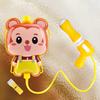 Cartoon Backpack Water Toy with 1000ml Tank Push-Pull Water Toy for Kids Outdoor Summer Toy for Pool Beach