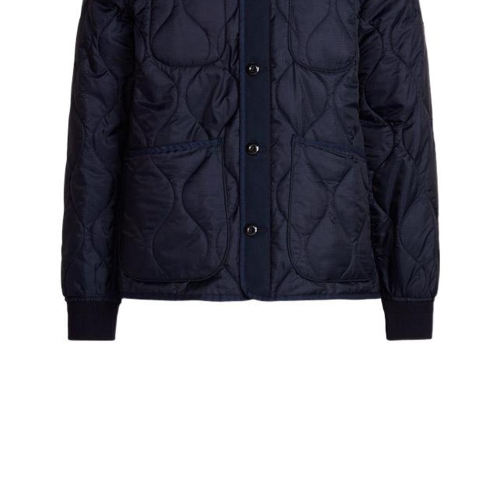 Polo Ralph Lauren FW22 Solid Quilted Lined Single-Breasted Jacket Men jackets Navy-Blue MNPOOTW16020700-410