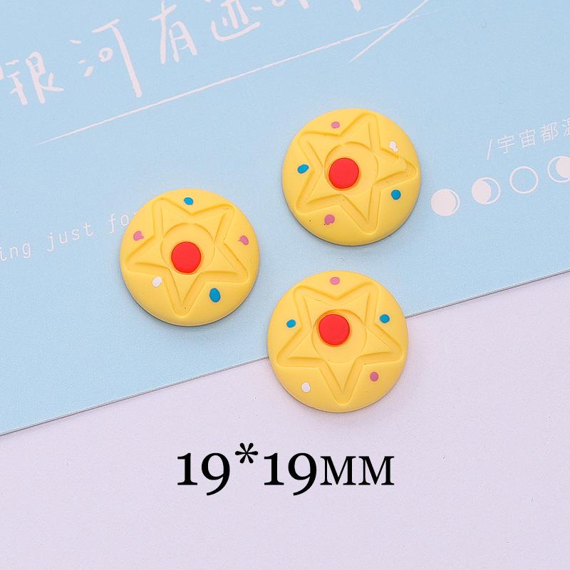 10Pcs New Cute Kawaii Mini Cartoon Magic Wand Flat Back Resin Cabochons Scrapbook Diy Wedding Hairpin Accessories Craft A125