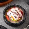 Meteorite Textured Cement Dining Plate Barbecue Plate Dry Ice Plate Sashimi Plates Sushi Dish Dessert Dish Specialty Tableware