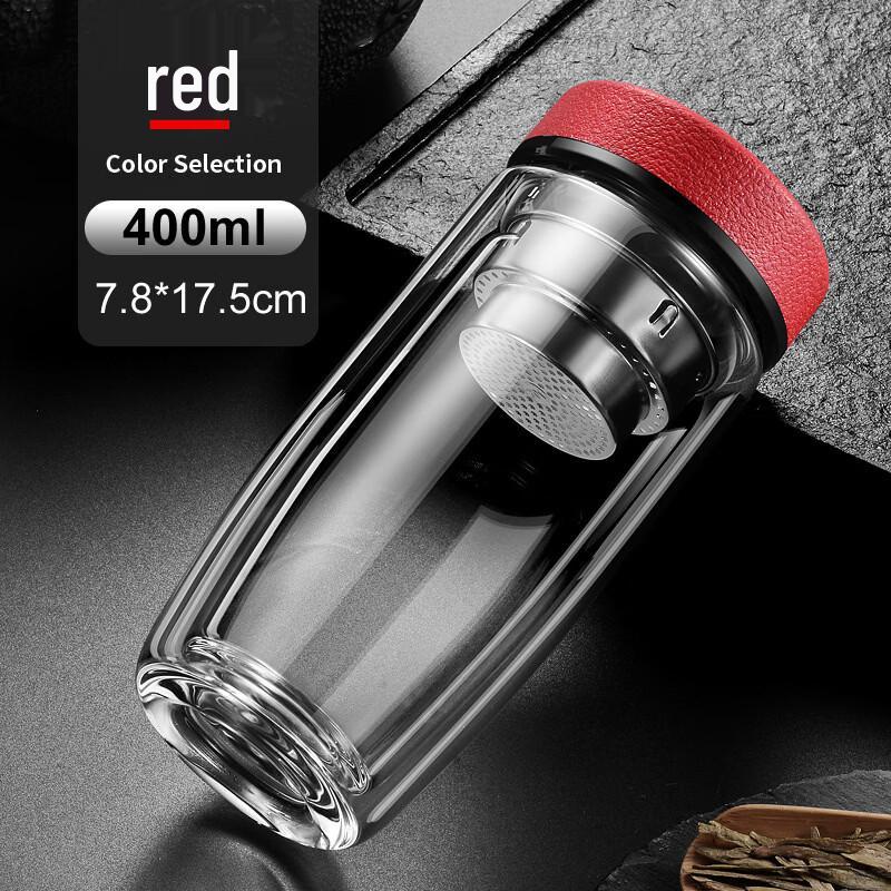 Shixun Borosilicate Double-Wall Glass Tea Cup