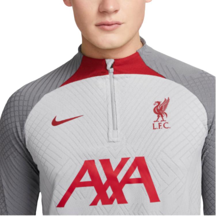 Nike Il Liverpool FC. Maglia da Calcio Strike Elite Pallone da Calcio Liverpool Club Uomo Grigio Fumo DR4496-015