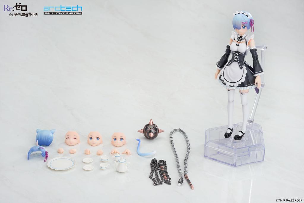 APEX ARCTECH Movable Series Life in Another Rem Scale PVC ABS Painted Movable Figure ReZERO -Starting World- 1/8 &
