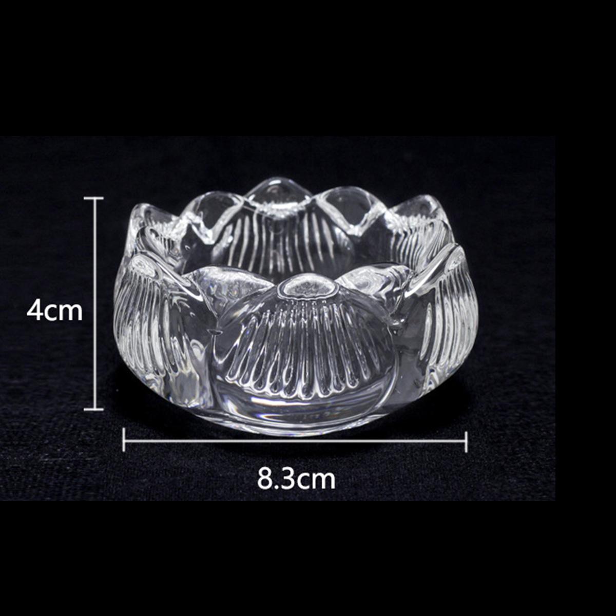 

1 шт. Подсвечник из кристалла лотоса, романтический подсвечник для ароматерапии, декор для бара, домашний декор, ужин при свечах 1Pc чистый