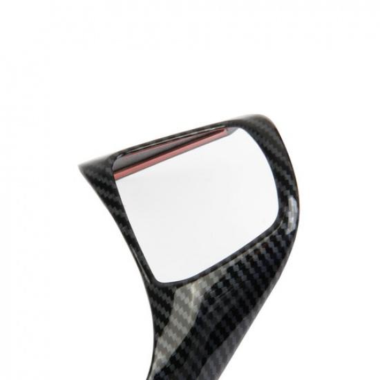 Carbon Fiber Style Inner Steering Wheel Trim Cover For Ford Maverick -2025