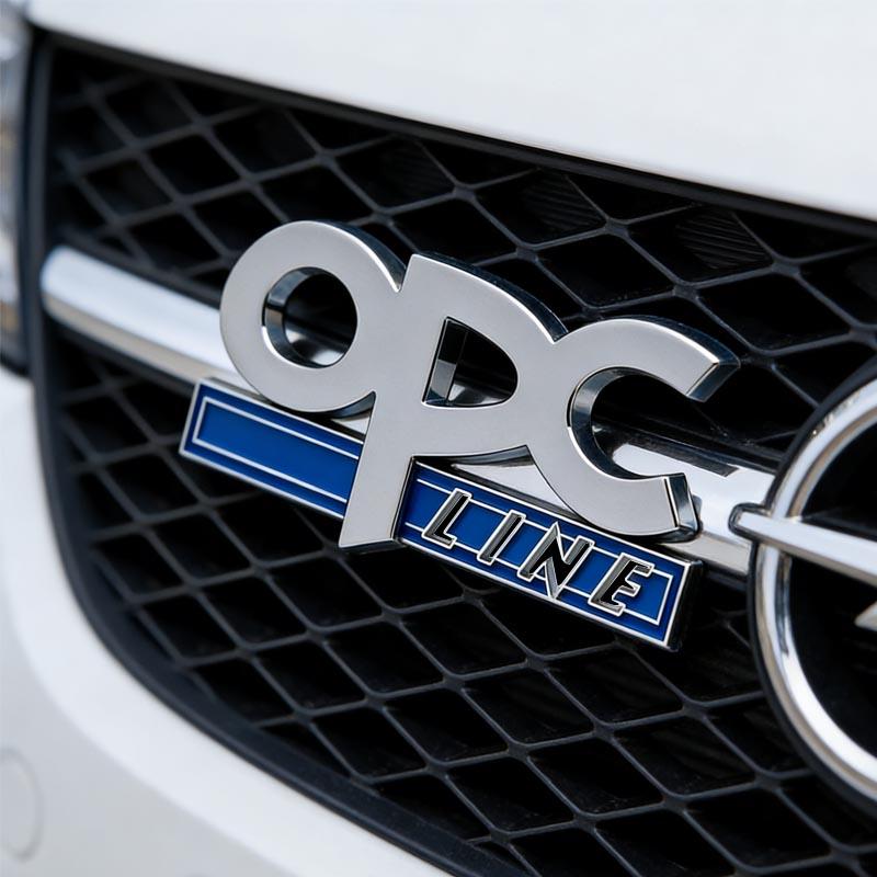 3D Metal OPC Line Car Sticker For Opel, Buick, New Regal Car Modification Parts