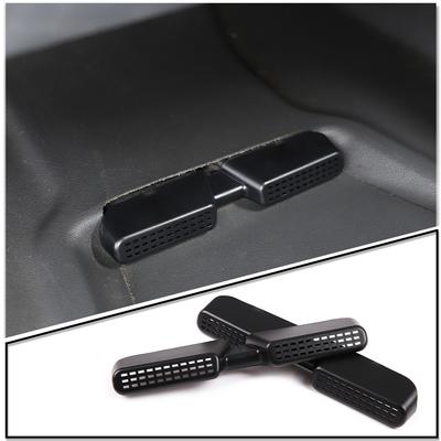 2 Pcs ABS Black Under Seat Air Vents Dust Cover Exhaust Cover For Toyota FJ Cruiser 2007-2026 Car Interior Accessories