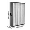 Replacement Hepa and Activated Carbons Filter for Car Air Purifiers 121637CH Model High Efficiency Filtration Tool