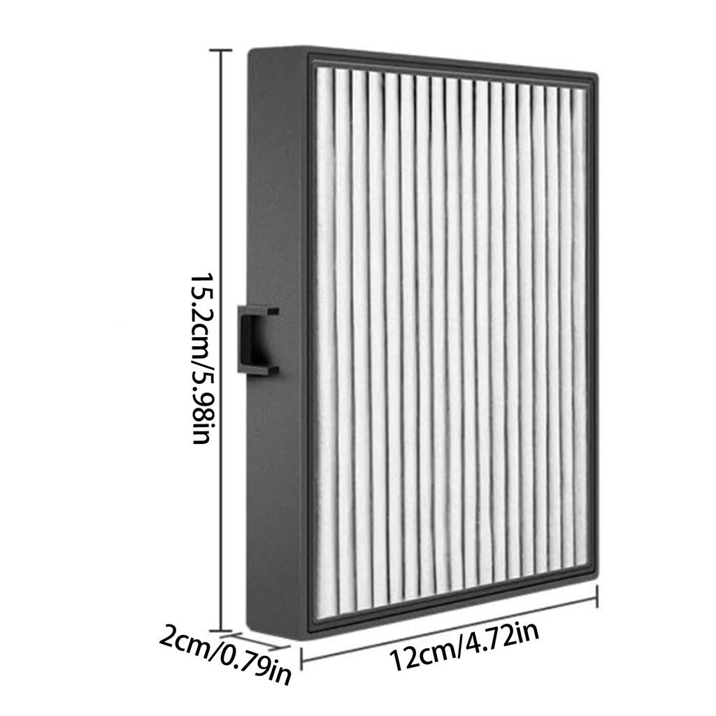 Replacement Hepa and Activated Carbons Filter for Car Air Purifiers 121637CH Model High Efficiency Filtration Tool