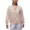 (WMNS) Air Brooklyn Fleece Crew Neck Sweatshirt Asia Sizing 'Guava Ice' Women's HV9371-838